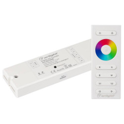Контроллер SR-2839W White 12-24 В,240-480 Вт,RGBW,ПДУ сенсор Arlight, IP20 Пластик, 1 год