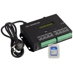 Контроллер HX-803SA DMX 8192 pix, 220V, SD-карта Arlight