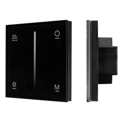 Панель SMART-P36-DIM-IN Black 230V, 1.2A, TRIAC, Sens, 2.4G Arlight, IP20 Пластик,