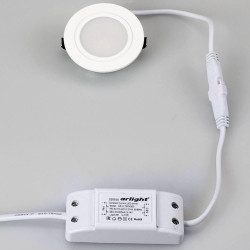 Светодиодный светильник LTM-R60WH-Frost 3W White 110° Arlight, IP40 Металл