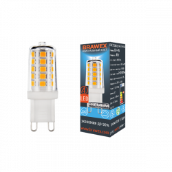 Светодиодная LED лампа G9 4Вт яркий свет Brawex G9-4N