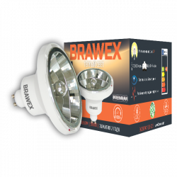 Точечная светодиодная LED лампа 12Вт мягкий свет AR111 GU10 Brawex 3906B-AR111m-12L