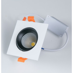Citilux Альфа CLD001KNW4 LED Встраиваемый светильник Белый Чёрный