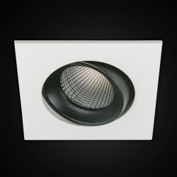 Citilux Альфа CLD001KNW4 LED Встраиваемый светильник Белый Чёрный