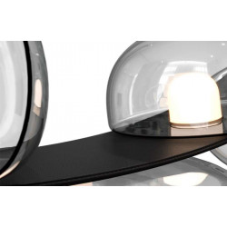 Светильник подвесной Crystal Lux BOSQUE SP7 L3000 BLACK/TRANSPARENT
