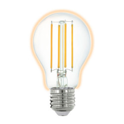 Светодиодная филаментная лампа CONNECT A60, 6W (LED) 2700K, 806lm, прозрачный Eglo 11861