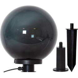 Ландшафтный светильник MONTEROLLO SMOKE, E27, 1X40W, IP44, H340, Ø300, пластик, черный/пластик, черный полупрозрачный Eglo 900202