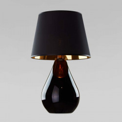 Настольная лампа с абажуром TK Lighting 5454 Lacrima Black