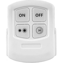Светодиодный светильник-кнопка Feron FN1207 (3шт в блистере+пульт), 3W, белый артикул 23378