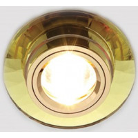 Светильник точечный декор-стекло MR16 1х50Вт GU5.3 желтый D95х10мм IP20 D0401 LBT