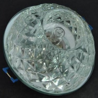Светильник точечный метал-основание под капсулу 1х35Вт G9 серебро D90х40мм IP20 Y0264 LBT