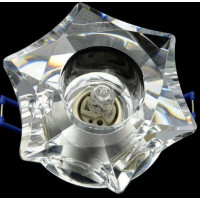Светильник точечный метал-основание под капсулу 1х35Вт G9 серебро D100х40мм IP20 Y078 LBT