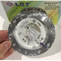 Светильник точечный встраиваемый GX53 хром D100х19мм IP20 GX5384 LBT