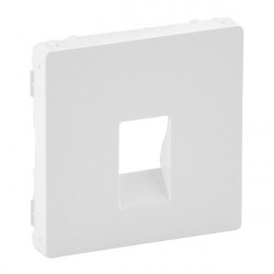 Лицевая панель для аудиорозетки с пружинными зажимами одиночной Белый Valena LIFE Legrand 755360