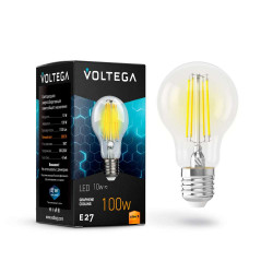 Филаментная лампа Voltega General E27 10W 2800K 7102