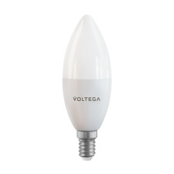 Светодиодная диммируемая лампа Wi-Fi Voltega E14 5W 2700K VG 2427 свеча матовая