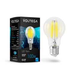 Филаментная лампа Voltega General E27 10W 4000K 7101