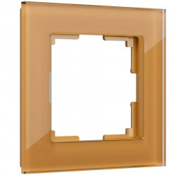 Рамка на 1 пост бронзовый,стекло Werkel WL01-Frame-01